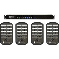 

Hear Technologies Hear Back OCTO 4-Pack Personal Monitor Mixer System Includes, Hub, 4x Mixers, 4x CAT5e Cables & DA-88 Cable