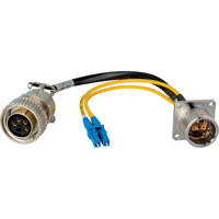 

Camplex 6" Lemo EDW to Duplex LC Fiber & 5-Pin AMP Power Breakout Cable