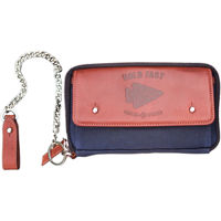 

HoldFast Gear Explorer Waxed Canvas and American Bison Leather Wallet, Navy