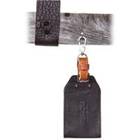 

HoldFast Gear Roamographer Collection Luggage Tag Wallet, American Bison, Dark Brown