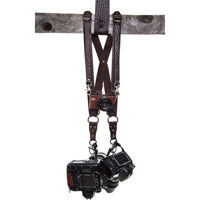 

HoldFast Gear Money Maker American Bison Large Three-Camera Harness, Mahogany