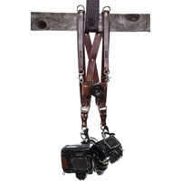 

HoldFast Gear Money Maker Water Buffalo Leather Large Three-Camera Harness, Burgundy
