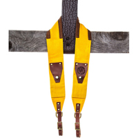 

HoldFast Gear Ruck Leather Camera Strap, Yellow/Chestnut