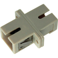 

Camplex Multimode Simplex SC to SC Fiber Adapter with Phosphor Bronze Sleeve & Plastic Flange