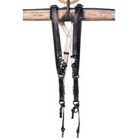

HoldFast Gear Skinny Money Maker Three-Camera Harness, American Bison Leather, Medium, Black