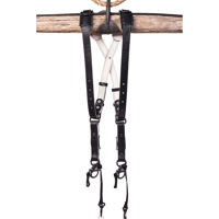 

HoldFast Gear Skinny Money Maker Two-Camera Harness, American Bison Leather, Large, Black