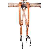 

HoldFast Gear Skinny Money Maker Two-Camera Harness, Bridle Leather, Medium, Tan