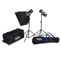 

Hensel Expert D 1000 Kit, Includes 2x Expert D 500 Monolights, 80x100cm Ultra E Softbox with Honeycomb Grid, and 2x Aluminum Stands VI