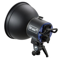 

Hensel EH Mini I Flash Head, Integrated Tilt Bracket, Umbrella Holder, Handle. 650W Modeling Light, Up to 3000 Ws