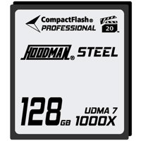 

Hoodman Steel 128GB CompactFlash Memory Card, UDMA 7, 1000x High Speed