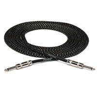 

Hosa Technology 3GT 18' Cloth Guitar Cable, Black/Gold