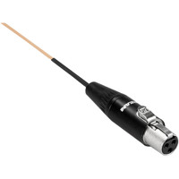 

Hosa Technology Mogan Microphone Cable for AKG Wireless Transmitters, Beige, 1.2mm OD, 4'