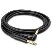 

Hosa Technology 30' Straight 1/4" Plug Male to Right Angle 1/4" Plug Male Edge Guitar Cable