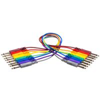 

Hosa Technology 3' Unbalanced Patch Cables, 1/4" TS to Same, 8-Piece