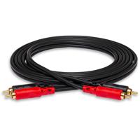

Hosa Technology 3.3'/1m 2 RCA Male to 2 RCA Male Stereo Interconnect Cable, Gold Contacts