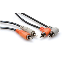 

Hosa Technology 6.6'/2m Dual RCA Male to Dual RCA Right Angled Male Audio Cable