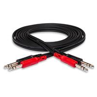 

Hosa Technology 2 x 1/4" TRS Male to 2 x 1/4" TRS Male Stereo Audio Cable, 10'