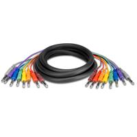 

Hosa Technology 8-Channel Stereo Male 1/4" Phone to Stereo Male 1/4" Phone Snake Cable, 6.6' /2m