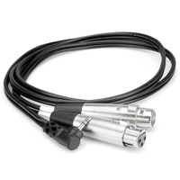 

Hosa Technology 2' Stereo Mini Angled Male to 2x3-Pin XLR Female Y-Cable