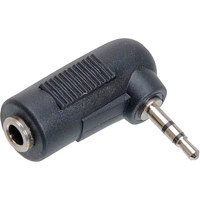 

Hosa Technology GPM-467 Analog Audio Right Angle Adaptor, 3.5mm Female TRS to 2.5mm Male TRS