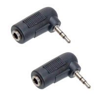 

Hosa Technology 2x GPM-467 Analog Audio Right Angle Adaptor, 3.5mm Female TRS to 2.5mm Male TRS