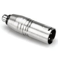 

Hosa Technology GXM-133 Analog Audio Adaptor, Female RCA to Male 3-Pin XLR Adaptor