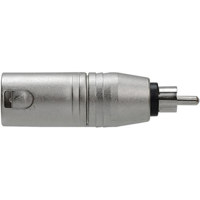 

Hosa Technology GXR-135 Analog Audio Adaptor, Male 3-Pin XLR Adaptor to RCA