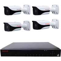 

Honeywell Performance Series IP 4-Channel H.264 1080p Embedded NVR with 1TB HDD, Includes 4x IR Bullet Cameras