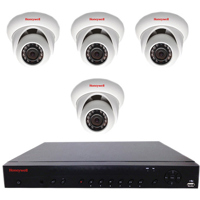 

Honeywell Performance Series IP 4-Channel H.264 1080p Embedded NVR with 1TB HDD, Includes 4x IR Ball Cameras