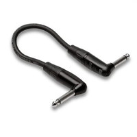 

Hosa Technology REAN Straight to Right-Angle Pro Guitar Patch Cable, 12"
