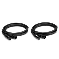 

Hosa Technology 2x Professional 3 Ft. Rean XLR3F to XLR3M, 20 AWG x 2 OFC, 90% OFC Braid, Microphone Cable