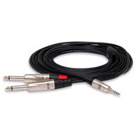 

Hosa Technology Pro 10' Stereo Breakout, REAN 3.5mm TRS to Dual 1/4" TS