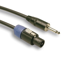 

Hosa Technology 5' Pro Speaker Cable, REAN Loudspeaker to 1/4" TS
