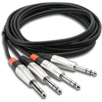 

Hosa Technology 1.5' Pro Stereo Interconnect, Dual REAN 1/4" TRS to Same