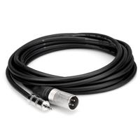

Hosa Technology 15' 3.5mm TRS to Neutrik XLR3M 2x 24 AWG Unbalanced Camcorder Microphone Cable