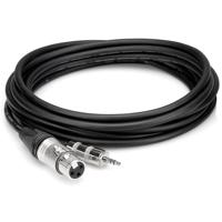 

Hosa Technology Camcorder Microphone Cable, Neutrik XLR3F to Hosa 3.5mm TRS, 1.5'