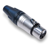 

Hosa Technology Neutrik Female 3-Pin XLR Connector, Nickel Housing, Silver Contacts