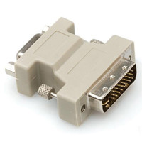 

Hosa Technology Computer Video DVI-I Male to VGA 15-Pin Female Gender Change Monitor Adapter, NDV-431