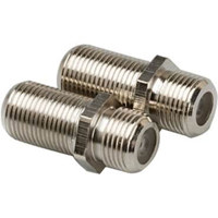 

Hosa Technology Video Adapter, F Female to F Female Coupler, 2 Pack, NFF-339