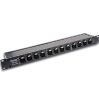 

Hosa Technology 12 Point Straight Through Patchbay Module with Balanced XLR Connectors