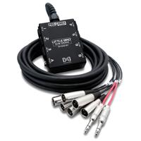 

Hosa Technology 30' Little Bro Stage Box Sub Snake with 6 XLR Sends and 2 1/4" TRS to Same Return Channels