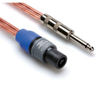 

Hosa Technology 10' Neutrik Speakon to 1/4" TS 16AWG Speaker Cable