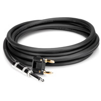 

Hosa Technology SKJ-600 Series 1/4" TS to Dual Banana Speaker Cable, 10'