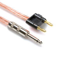 

Hosa Technology SKM-600 Series 1/4" TS to Dual Banana Speaker Cable, 15'