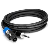 

Hosa Technology 5' Neutrik Speakon to 1/4" Phone Male Speaker Cable, 14 AWG, with 2 Conductors