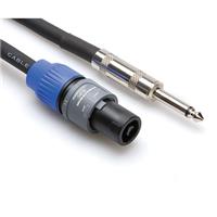 

Hosa Technology 30' Neutrik SpeakON to 1/4" TS 16 AWG Speaker Cable, Black PVC Jacket