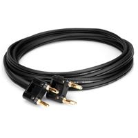 

Hosa Technology 30' Dual Banana Male to Dual Banana Male Speaker Cable, Black Zip-Style Jacket