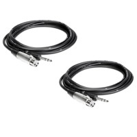 

Hosa Technology 2x Balanced 3-Pin XLR Female to Stereo (TRS) 1/4" Male Interconnect Cable 5'