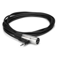 

Hosa Technology 1' Right Angle Stereo 3.5mm, 1/8", Mini Male to 3 Pin XLR male, XVM-101M