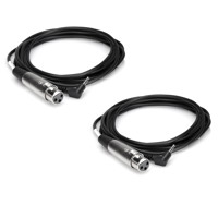 

Hosa Technology 2x XVM-110F Stereo Mini 3.5 Angled Male to 3-Pin XLR Female Cable - 10'